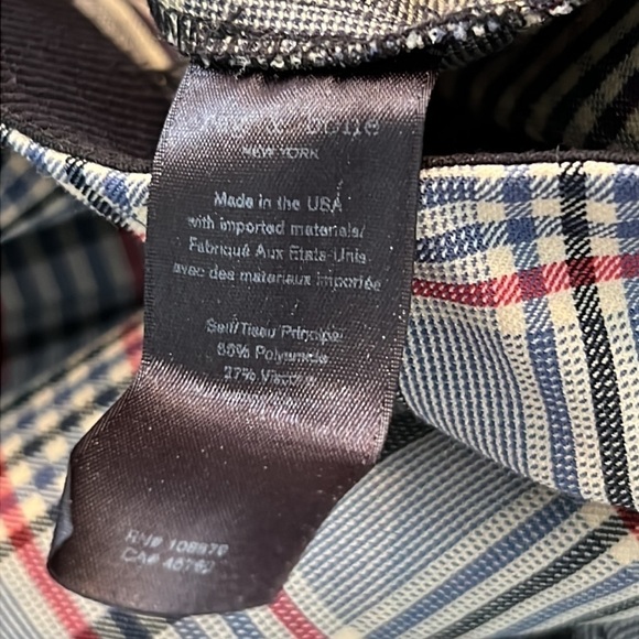 Rag and Bone Monet Blue Multi Plaid Skinny Pants SZ 8 - Picture 8 of 8